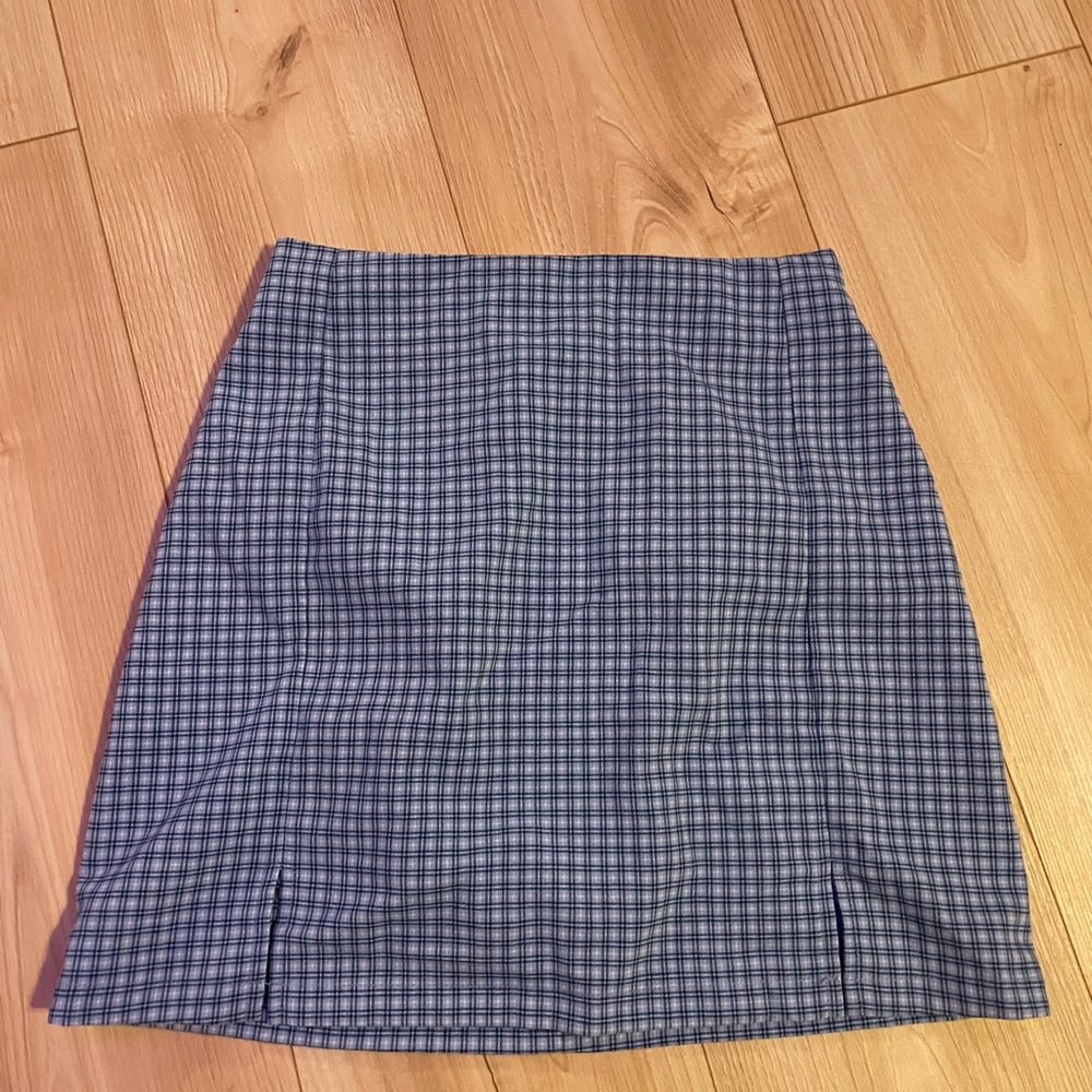 Brandy Melville Blue Mini Skirt